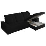 Narożnik MADRITO L - strona prawa - czarny, boucle