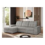 Narożnik MADRITO L - strona lewa - jasnoszary, struktura