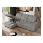 Narożnik MADRITO L - strona lewa - jasnoszary, struktura