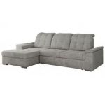 Narożnik MADRITO L - strona lewa - jasnoszary, struktura