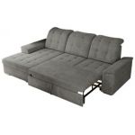 Narożnik MADRITO L - strona lewa - szary, struktura