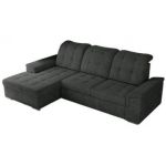 Narożnik MADRITO L - strona lewa - ciemnoszary, struktura