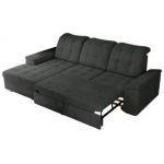 Narożnik MADRITO L - strona lewa - ciemnoszary, struktura