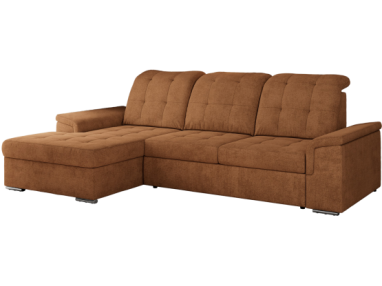 Narożnik MADRITO L - strona lewa - pomarańczowy, struktura