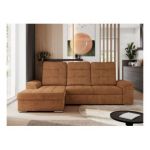 Narożnik MADRITO L - strona lewa - pomarańczowy, struktura