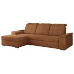 Narożnik MADRITO L - strona lewa - pomarańczowy, struktura