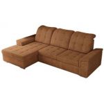 Narożnik MADRITO L - strona lewa - pomarańczowy, struktura