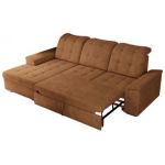 Narożnik MADRITO L - strona lewa - pomarańczowy, struktura