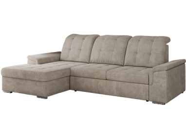 Narożnik MADRITO L - strona lewa - beżowy, struktura