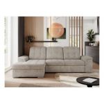 Narożnik MADRITO L - strona lewa - beżowy, struktura