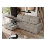 Narożnik MADRITO L - strona lewa - beżowy, struktura