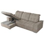 Narożnik MADRITO L - strona lewa - beżowy, struktura