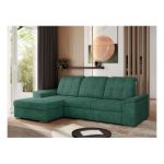 Narożnik MADRITO L - strona lewa - zielony, struktura