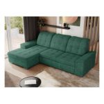 Narożnik MADRITO L - strona lewa - zielony, struktura