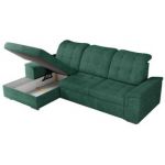 Narożnik MADRITO L - strona lewa - zielony, struktura