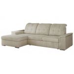 Narożnik MADRITO L - strona lewa - beżowy, welwet