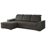 Narożnik MADRITO L - strona lewa - ciemnoszary, welwet