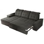 Narożnik MADRITO L - strona lewa - ciemnoszary, welwet