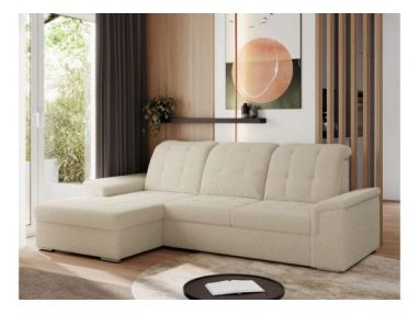 Narożnik MADRITO L - strona lewa - beżowy, boucle