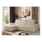 Narożnik MADRITO L - strona lewa - beżowy, boucle