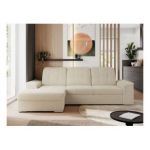 Narożnik MADRITO L - strona lewa - beżowy, boucle