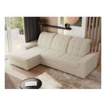 Narożnik MADRITO L - strona lewa - beżowy, boucle