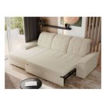 Narożnik MADRITO L - strona lewa - beżowy, boucle