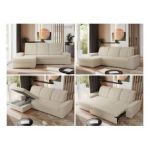 Narożnik MADRITO L - strona lewa - beżowy, boucle