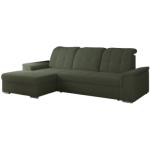 Narożnik MADRITO L - strona lewa - ciemnozielony, boucle