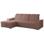 Narożnik MADRITO L - strona lewa - różowy, boucle