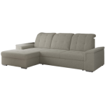 Narożnik MADRITO L - strona lewa - szary, boucle