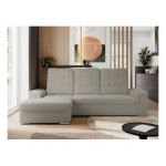 Narożnik MADRITO L - strona lewa - szary, boucle