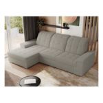 Narożnik MADRITO L - strona lewa - szary, boucle