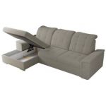 Narożnik MADRITO L - strona lewa - szary, boucle