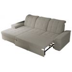 Narożnik MADRITO L - strona lewa - szary, boucle