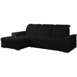 Narożnik MADRITO L - strona lewa - czarny, boucle