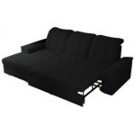 Narożnik MADRITO L - strona lewa - czarny, boucle