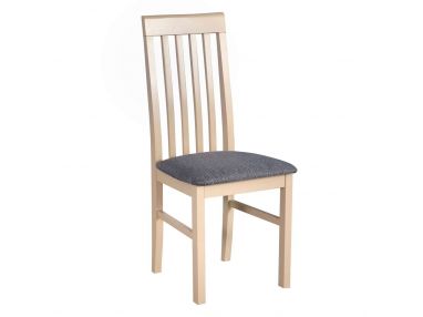 Modne krzesło z tapicerowanym siedziskiem i wysokim oparciem do kuchni - NUN 1