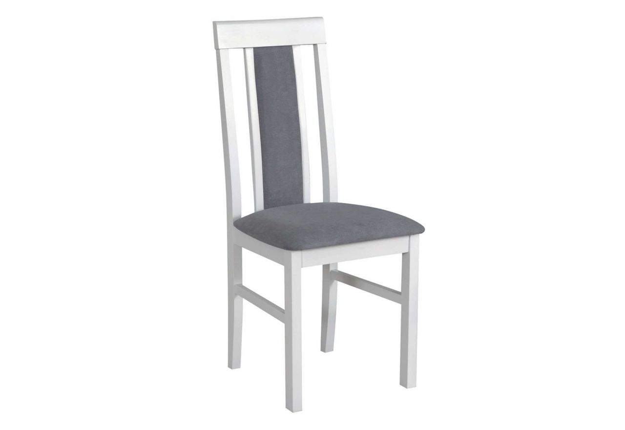 Wysokie krzesło z tapicerowanym siedziskiem i oparciem do salonu i jadalni - NUN 2