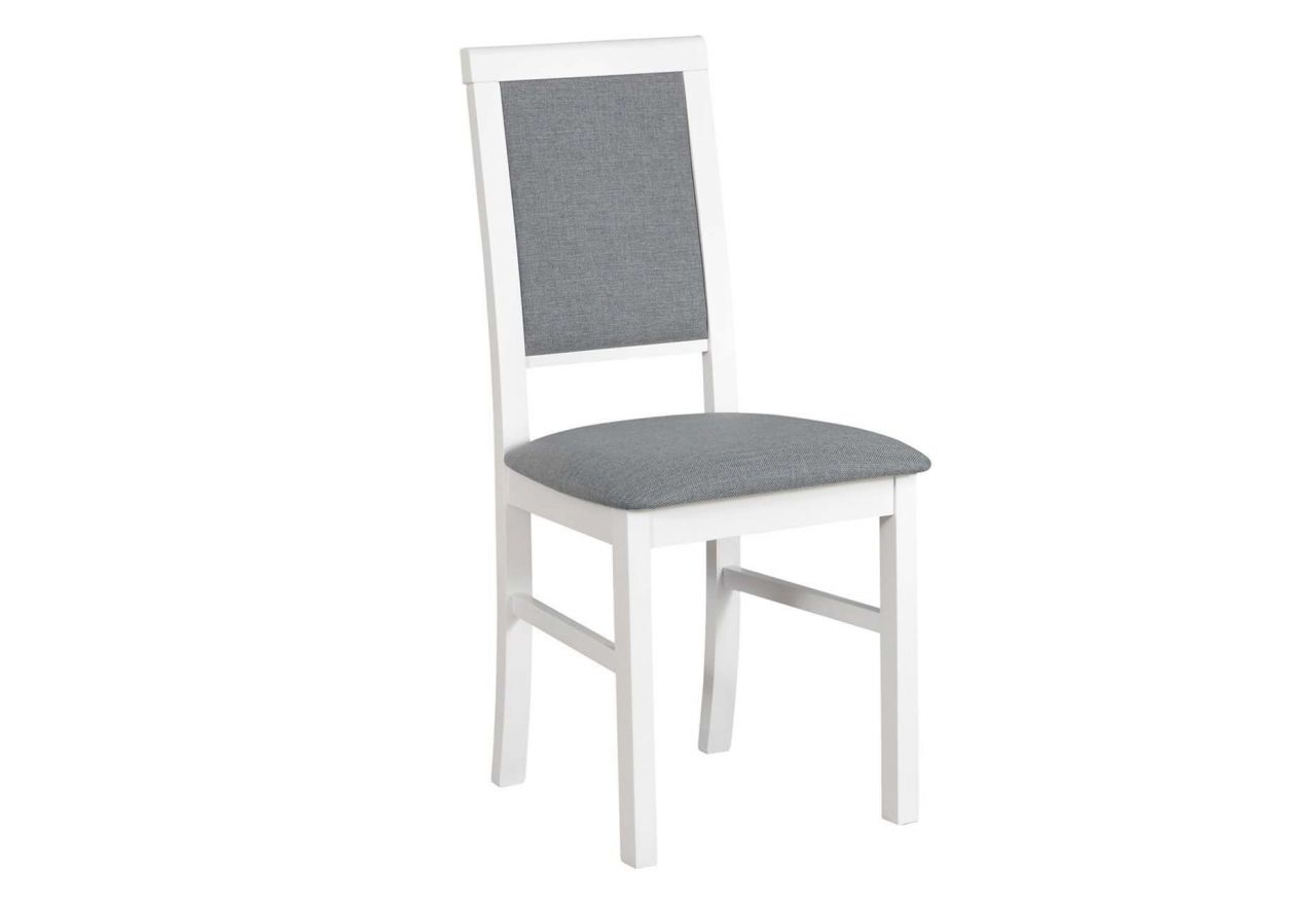 Nowoczesne, tapicerowane krzesło z wysokim oparciem do jadalni - NUN 3