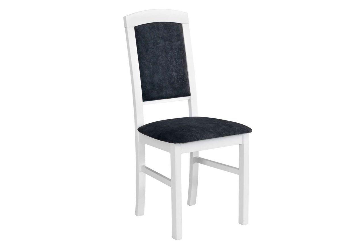 Gustowne krzesło tapicerowane z wysokim oparciem z opcją wyboru kolorystyki - NUN 4