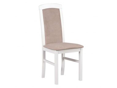 Stylowe krzesło z pełnym tapicerowanym oparciem i siedziskiem do jadalni - NUN 5