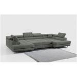 Narożnik GUSTAW U - uniwersalny - szary, struktura