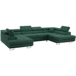 Narożnik GUSTAW U - uniwersalny - zielony, struktura