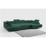 Narożnik GUSTAW U - uniwersalny - zielony, struktura
