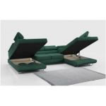 Narożnik GUSTAW U - uniwersalny - zielony, struktura