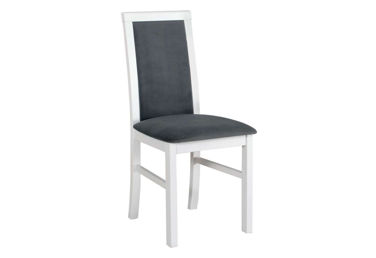 Wygodne i stylowe krzesło do jadalni z tapicerowanym siedziskiem - NUN 6