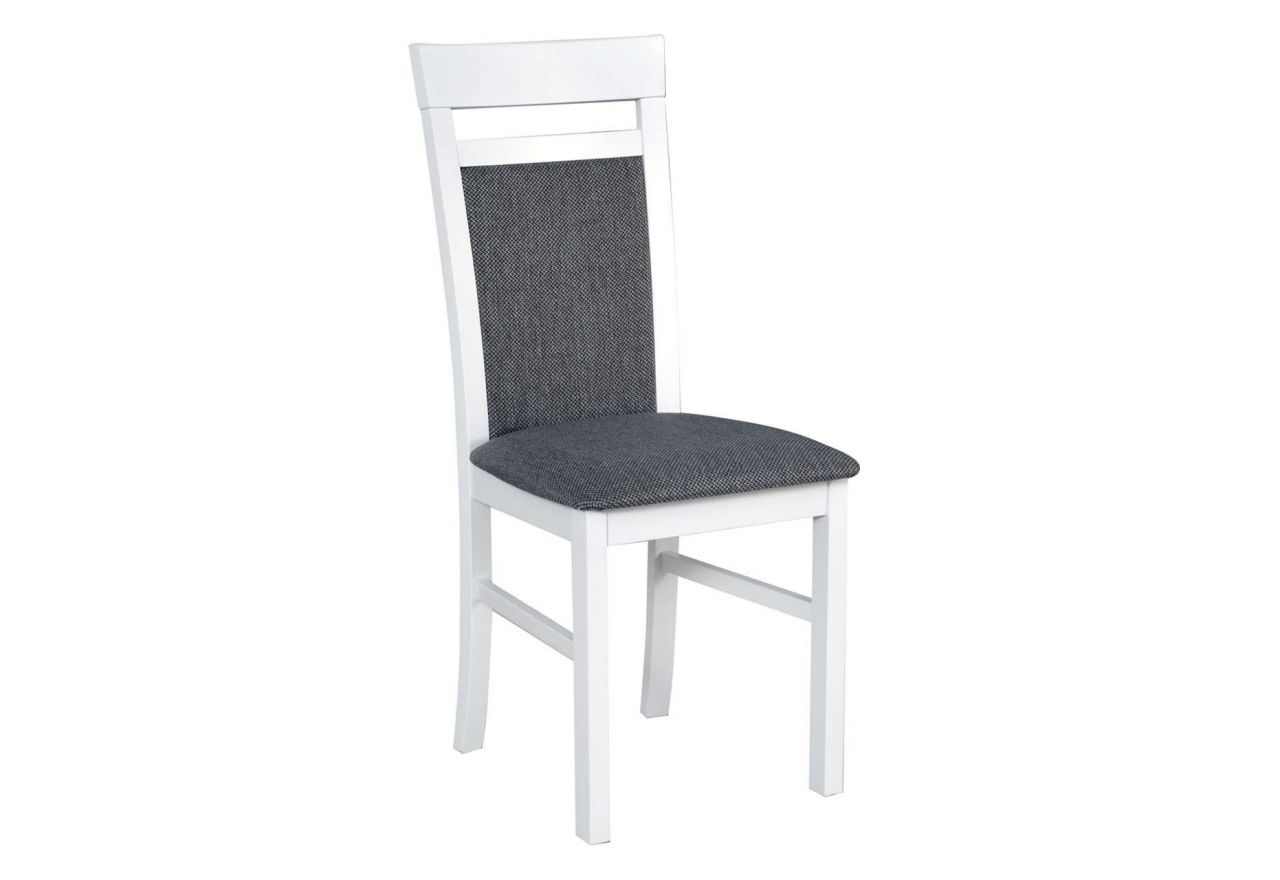 Stylowe, gustowne, drewniane krzesło tapicerowane do salonu - MONTU 6