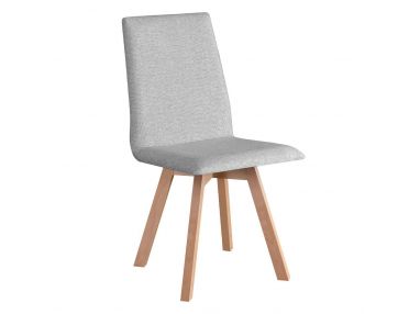 Nowoczesne krzesło tapicerowane na wysokich nóżkach do salonu - REM 2