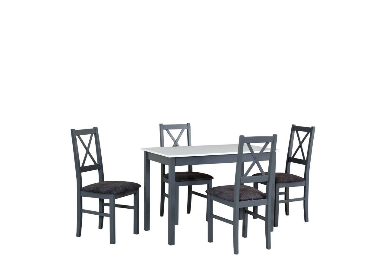 Zestaw, komplet mebli do kuchni stół i krzesła - stół MASTER 2 + krzesła NUN 10